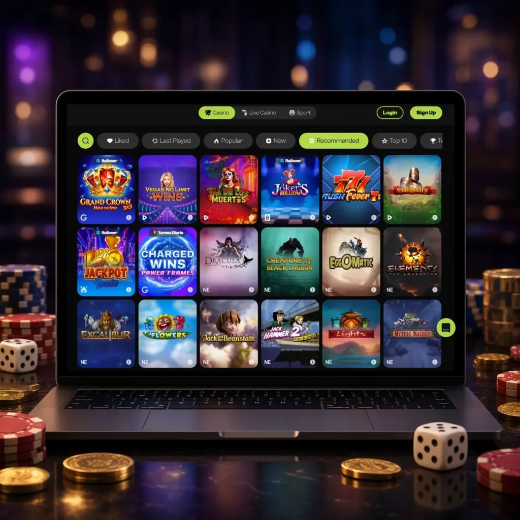 Slots and Instant Games Alta Ficha